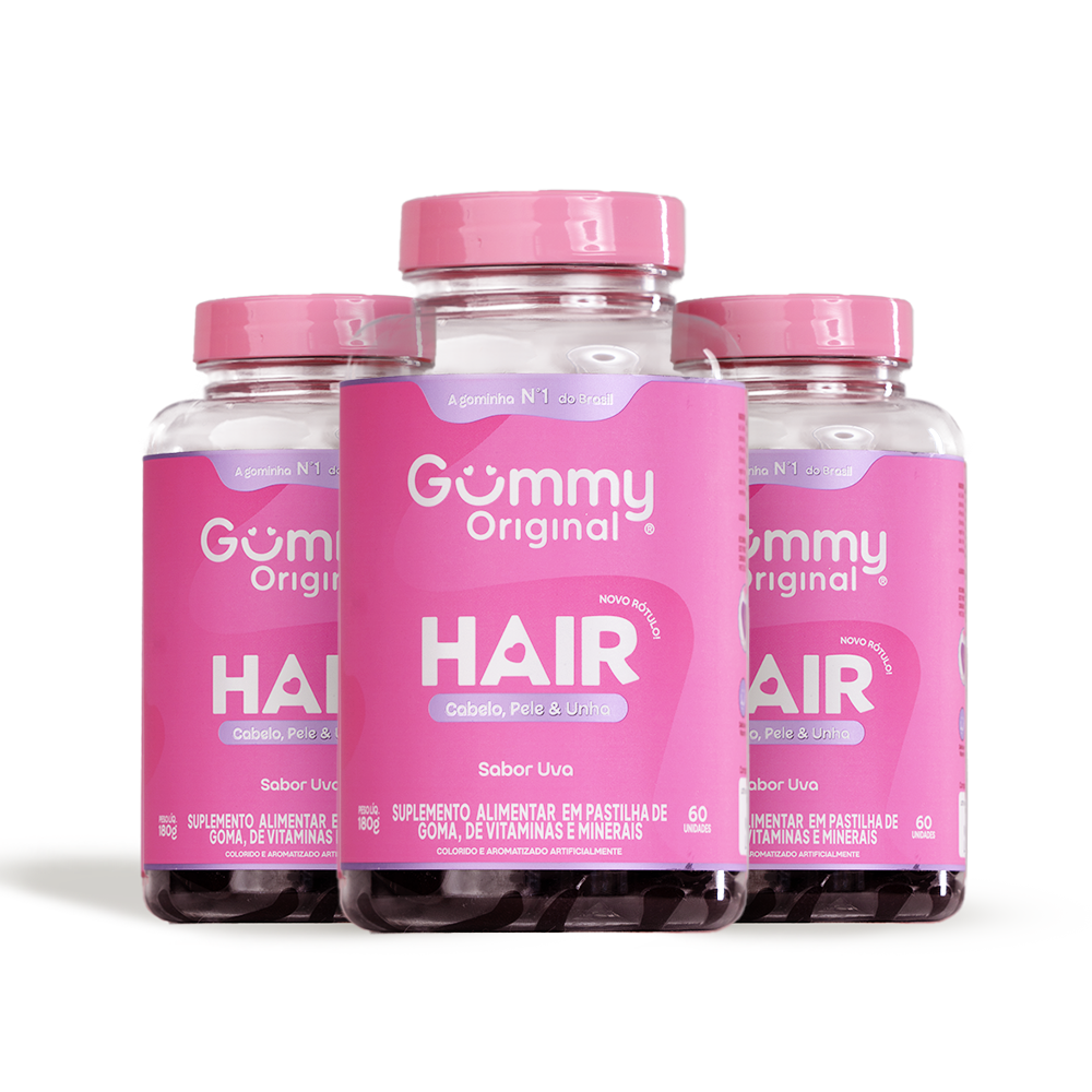 1 - Gummy® Hair Uva - 180g - Imagem 10