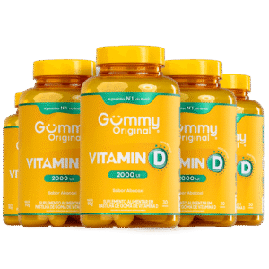 6 Gummy Vitamina D Abacaxi